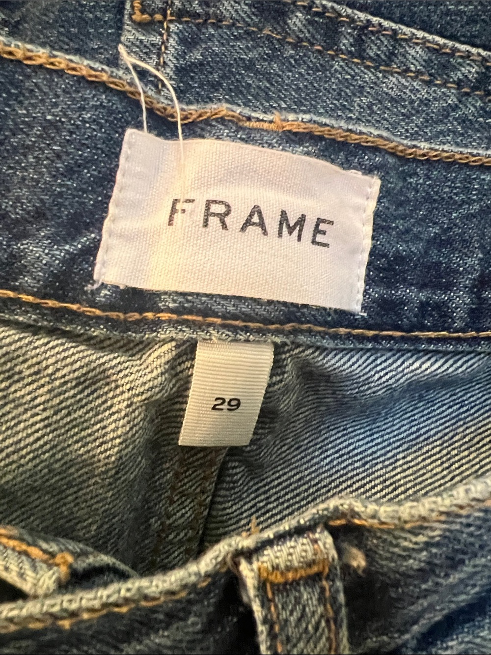 Frame Denim Women's Dark Blue Wide Leg Jeans - Picture 7 of 10